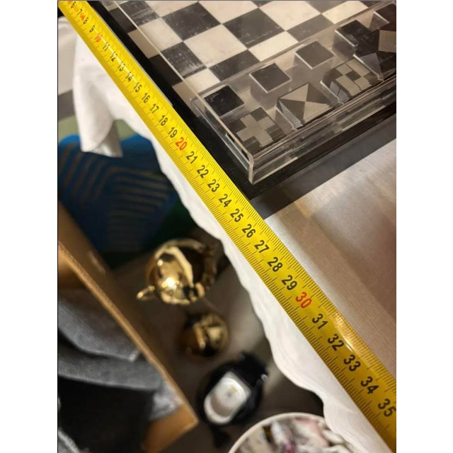 Altuglas Chess Set by Alexandre Yeghiayan, 1970, Set of 33 For Sale - Image 4 of 7