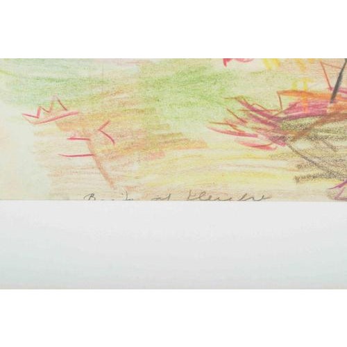 Brita Af Klercker, Colorful Abstract Composition, Pastel on Paper, 1950s-1960s For Sale - Image 4 of 6