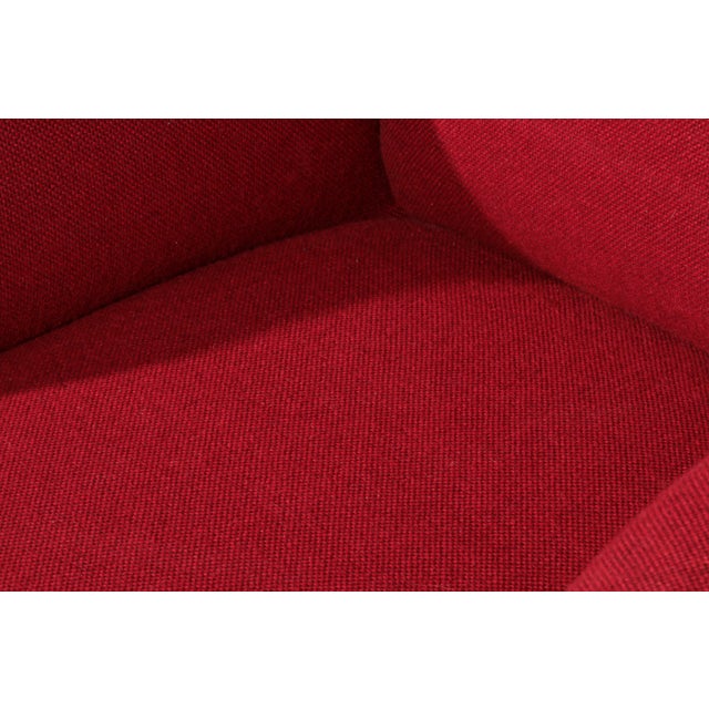 Swedish Victorian Burgundy Fabric Chairs, 1950, Set of 2 For Sale - Image 11 of 13