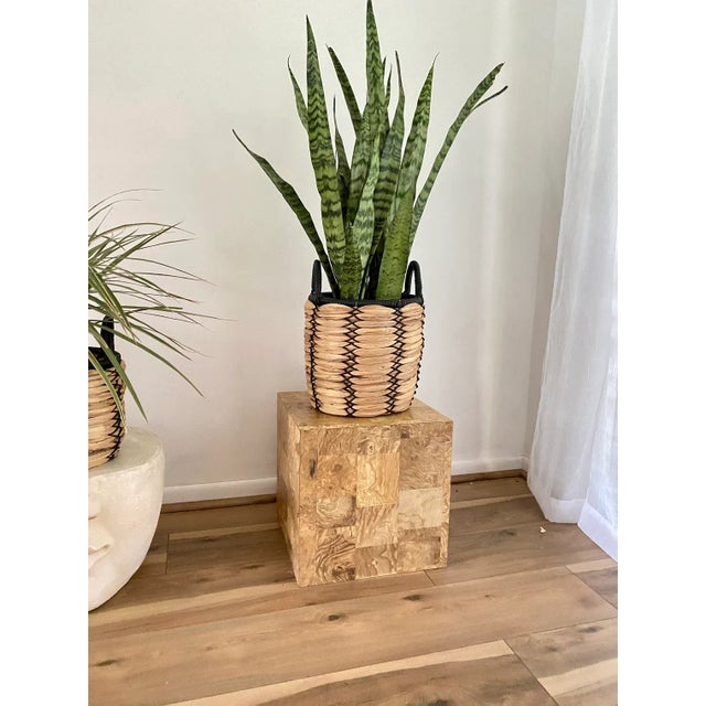 Postmodern Late 20th Century Small Cube Formica Stand For Sale - Image 3 of 6