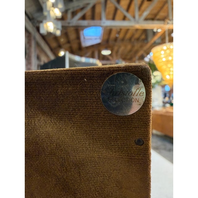 Modern Christofle Silver-Plated and Brass Picture Frame For Sale - Image 3 of 7