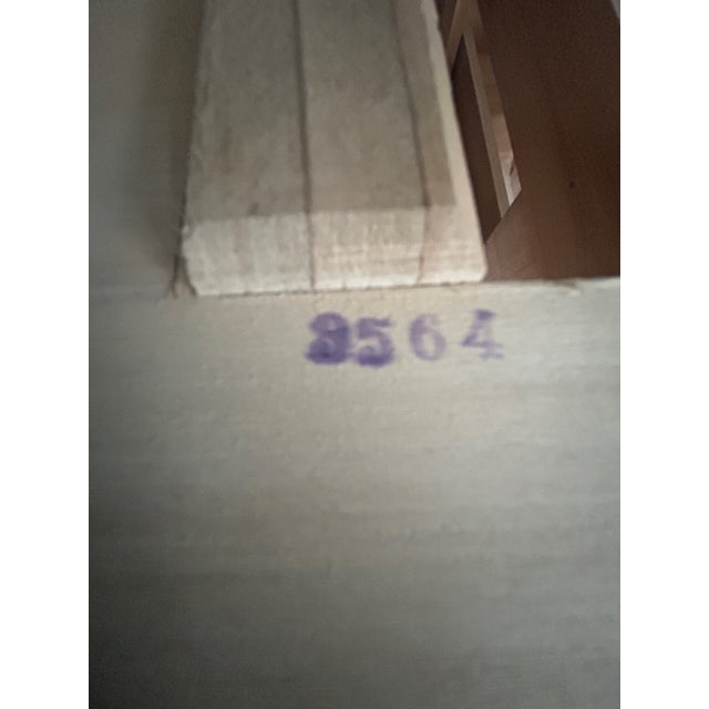 1950s Mid Century Modern 15-Drawer Library Card Catalog For Sale - Image 10 of 11