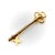 Metal Vintage 14k Gold Tiffany & Co. Key Brooch For Sale - Image 7 of 10