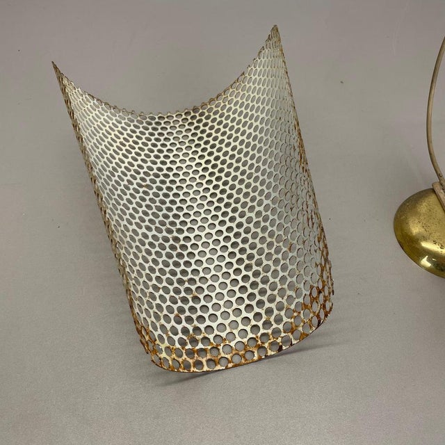Large Beige Hole Pattern Theatre Wall Light, France, 1950s For Sale - Image 18 of 18