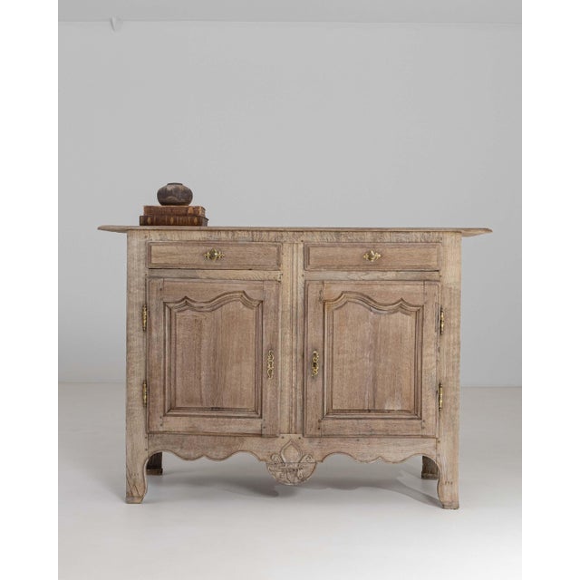 French 19th Century French Louis XV Style Oak Buffet For Sale - Image 3 of 15