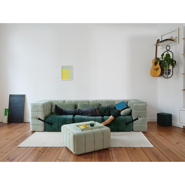 Flexible Two-Seater Sofa by Ambivalenz, Set of 4 For Sale - Image 4 of 5
