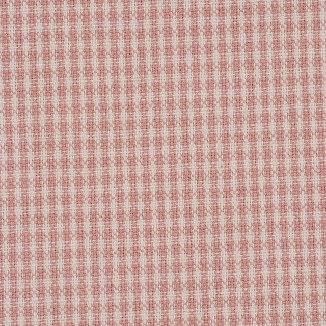 English Cottage Mini Gingham Blush Fabric For Sale - Image 3 of 5