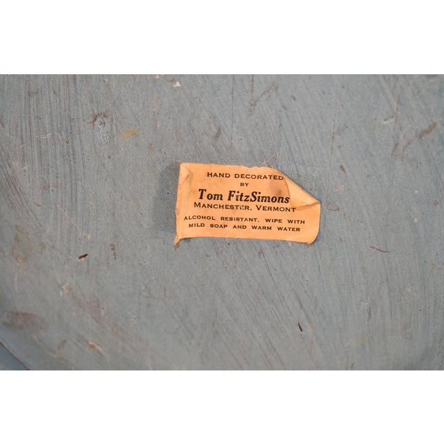 Hand-Painted Maple Sap Bucket , Circa 1960 For Sale In Greensboro - Image 6 of 8