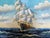 Oil Painting Sailing Ship Seascape Signed Maritime Art Ocean Waves Nautical For Sale In Jacksonville, FL - Image 6 of 9