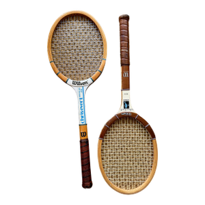Chris Evert Wooden Racquets, Pair
