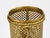 Hollywood Regency Gilt Metal Rope and Tassel Umbrella Stand, 1950 For Sale - Image 15 of 18