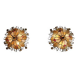 Wall Lamps by Albano Poli for Poliarte, 1970s, Set of 2 For Sale