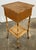 Antique Scorched Bamboo Sewing Table For Sale In Kansas City - Image 6 of 12