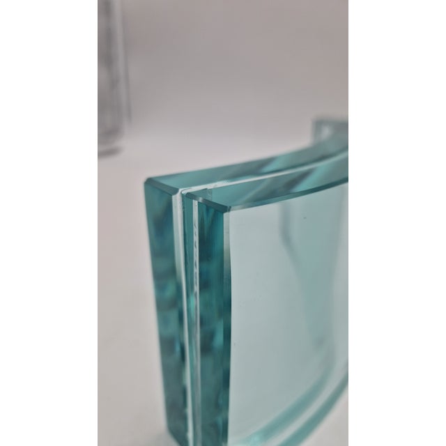 Vintage Photo Frame in Curved and Cut Glass from Fontana Arte, 1960s For Sale - Image 14 of 16