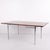 Hans J. Wegner dining table model AT 318 in rosewood with brushed steel frame. An rare early model made by Andreas Tuck,...