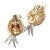 Verdura Verdura Vintage Pineapple Diamond Platinum & Yellow Gold Earrings, Pair For Sale - Image 4 of 14