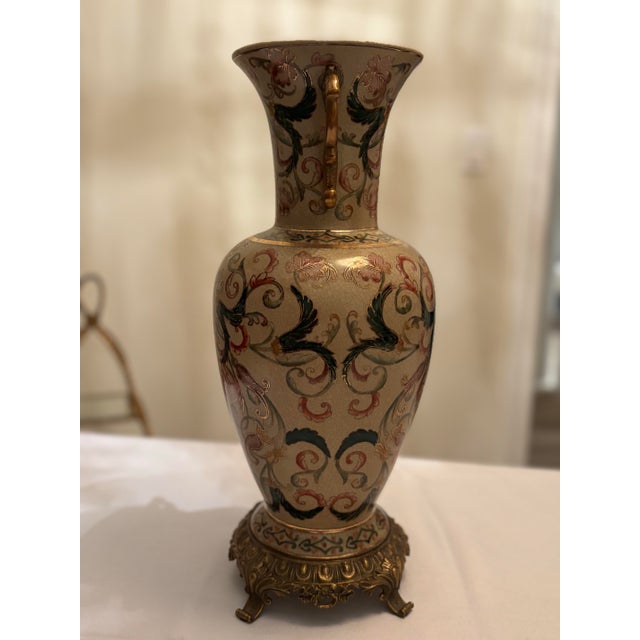Late 20th Century Chinoiserie Decorative Vase For Sale - Image 9 of 9