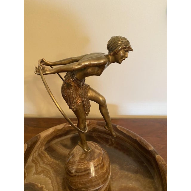 Demetre Chiparus 1920 Hoop Dancer For Sale - Image 4 of 6
