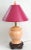 Lamp Pink Ginger Jar & Shade For Sale - Image 9 of 9