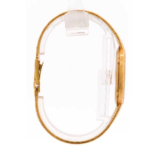 1960s Audemars Piguet 28mm 18k Gold Brown Fumé Sunburst Mesh Bracelet Watch For Sale - Image 11 of 14
