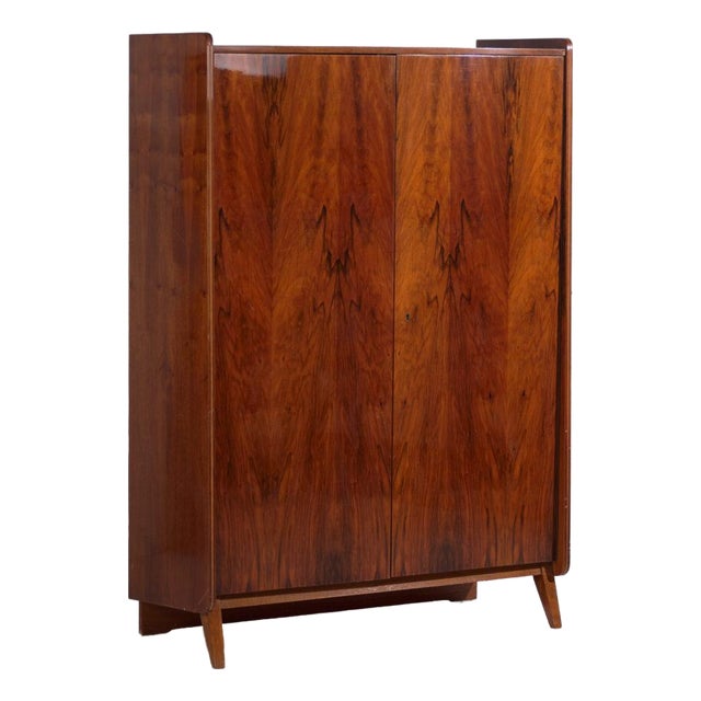 Mid-Century Rosewood Wardrobe by Amaru For Sale