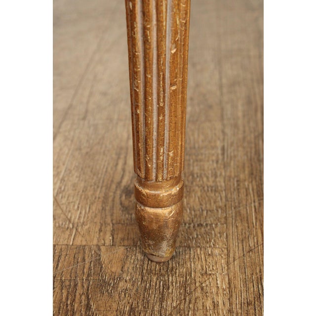 French Louis XVI Style Custom Quality Giltwood Settee For Sale - Image 12 of 12