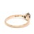 Antique Victorian .40ctw Diamond Engagement Ring, 14k Yellow Gold, Rs 6.25 For Sale - Image 4 of 6