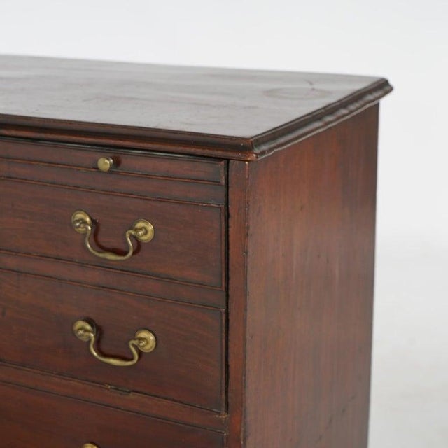Wood Early Antique English Georgian Secretary, Circa 1750 For Sale - Image 7 of 18