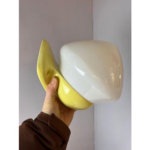 Sigvard Bernadotte Model 6030 Wall Lamp in Yellow by Sigvard Bernadotte for Ifö For Sale - Image 4 of 11