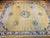 Tan Antique Chinese Peking Rug, Handwoven Ningxia Medallion Pattern, Pale Yellow, 13' X 16' For Sale - Image 8 of 15
