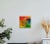 Abstract "Coloriscous" Abstract Acrylic Painting on Wood Panel by Nicki Beiderman For Sale - Image 3 of 3