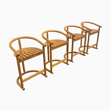 Vintage Bar Stools by Allmilmö, 1980s, Set of 4 For Sale - Image 15 of 15