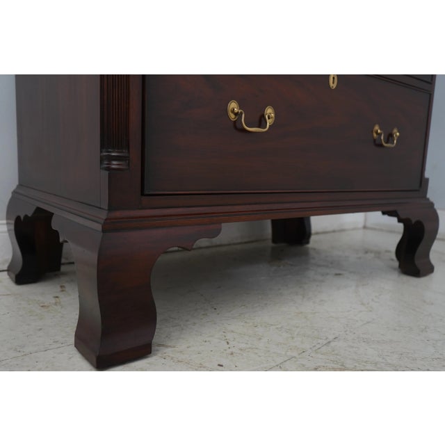 Henkel Harris Mahogany New Market High Chest For Sale - Image 9 of 15