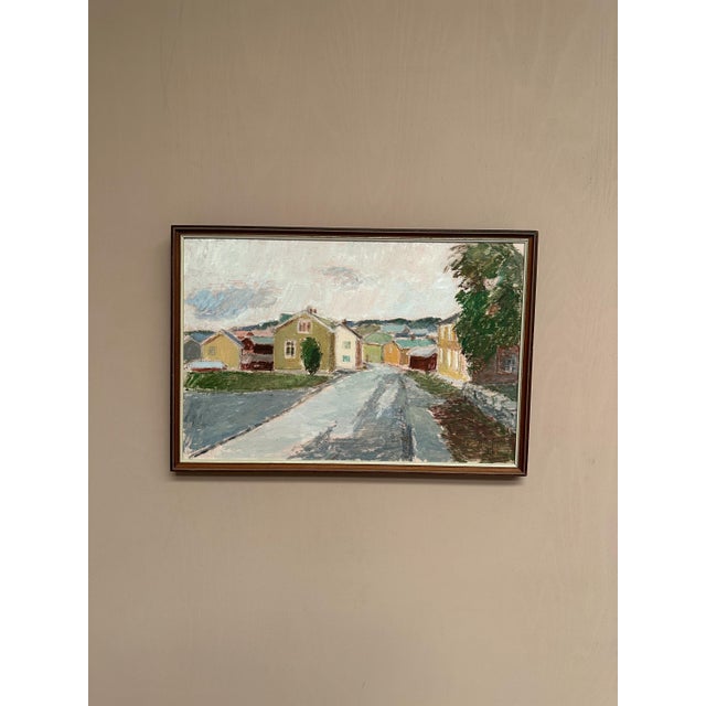 John Hedman, City View, 1982, Oil Painting on Panel, Framed For Sale - Image 6 of 18