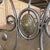 Mid-Century French Painted Oak and Wrought Iron Dining Table For Sale - Image 11 of 13