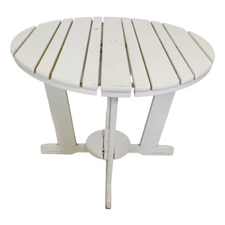 Vintage Wooden Riviera Folding Garden Table from Triconfort, 1970s For Sale