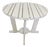 Vintage Wooden Riviera Folding Garden Table from Triconfort, 1970s For Sale