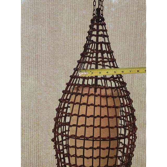 Vintage 1980s Mid-Century Modern Swag Lamp For Sale In Austin - Image 6 of 6