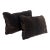 Pair of Luxurious Brown Velvet Throw Pillows For Sale