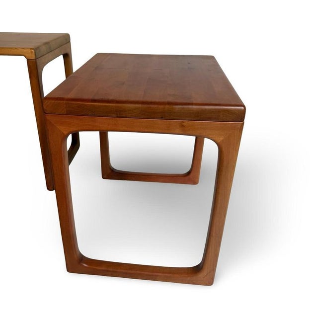 Mid 20th Century Mimi Nesting Tables in Teak from BR Gelsted, Denmark, 1960s, Set of 3 For Sale - Image 5 of 10