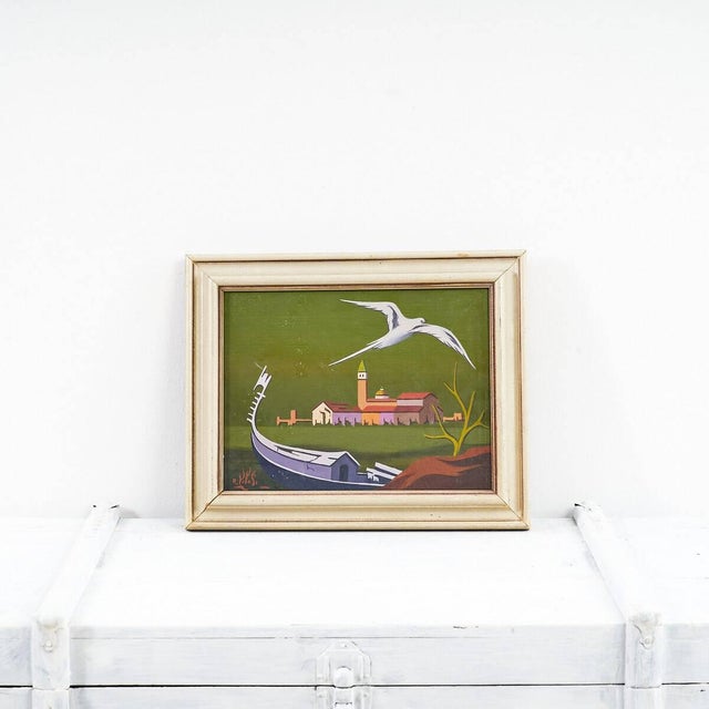 Romano Vitali, Landscape, 2000s, Painting, Framed For Sale - Image 5 of 5