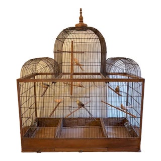 Rare 1830’s French Victorian “Palace” Birdcage For Sale