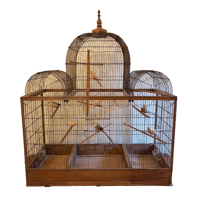 Rare 1830’s French Victorian “Palace” Birdcage For Sale