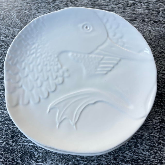 1980s Set of 8 Mancer Italy Domain Handmade Duck Swan Dishes For Sale - Image 4 of 8