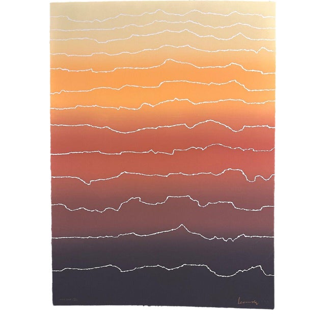 1970s Arthur Secunda High Rise Screenprint For Sale