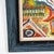 1960s Mid Century Modern Art Original Abstract Expressionism Multi-Color Canvas Framed For Sale - Image 5 of 11
