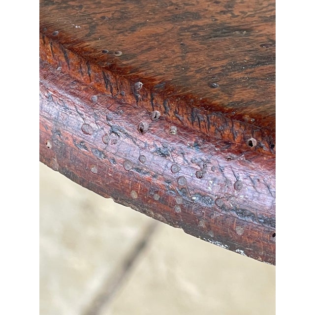 Vintage Tripod Stool in the style of Jean Prouvé, 1940s For Sale - Image 12 of 18