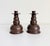 A wonderful pair of Scandinavian copper candle holders, highly characteristic of mid-century Scandinavian Modern design....