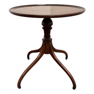 Georgian Style Pedestal Side Table, Vintage For Sale