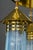 Art Deco Hammered Chandelier with Opaline Glass Shades, Vienna, 1920 For Sale - Image 12 of 18
